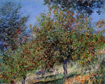 尅勞德 莫奈 Apple Trees on the Chantemesle Hill